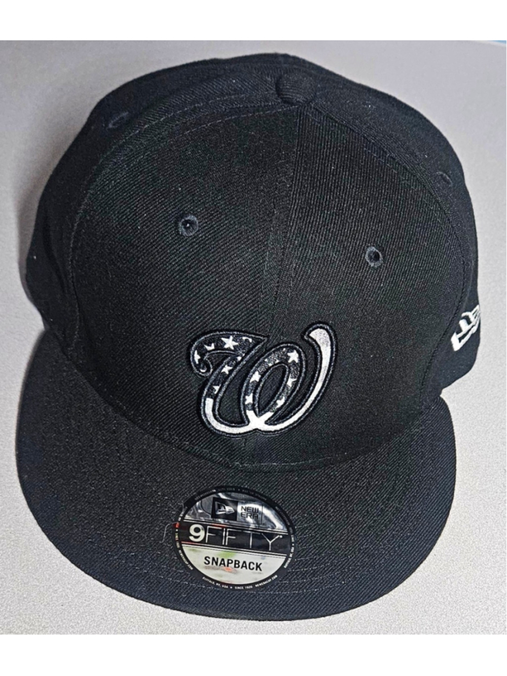 MLB - Washington Nationals 9FIFTY Adjustable Snap-Back New Era Cap - Black